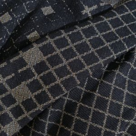 Acrylic Viscose Luxury Style Blend Checker Infinity Scarf - Picture 2 of 3